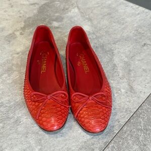 CHANEL BALLERINAS - ROUGE CLAIR
